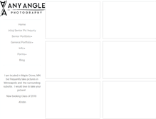 Tablet Screenshot of anyanglephotography.com